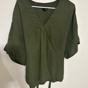Worthington Deep Green Women's Blouse
